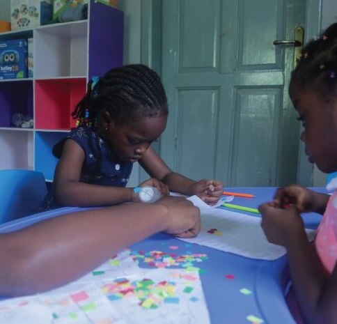 Image of children learning at Starters Technology's Child development school called Bambini