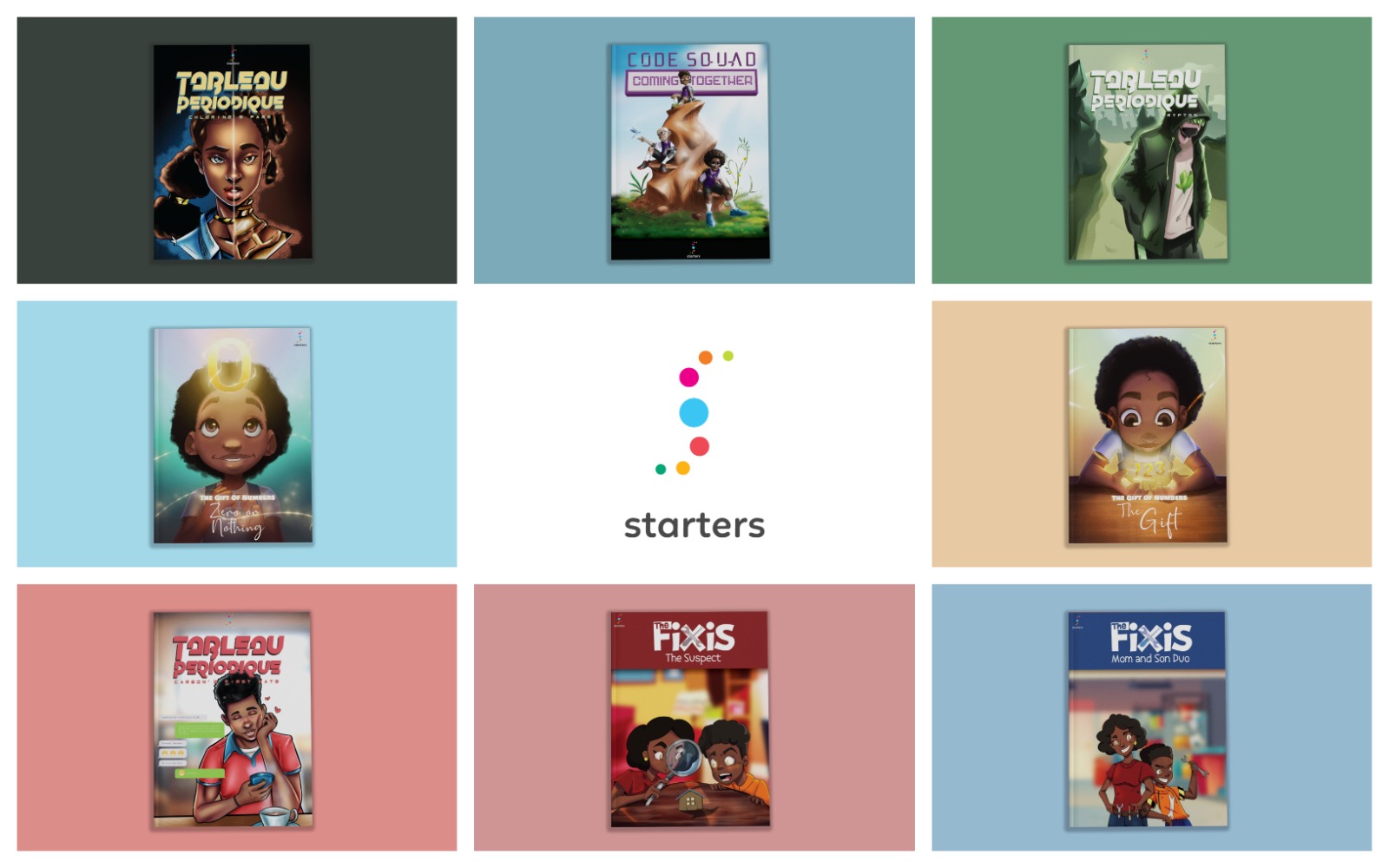 collage of STEM Storybooks
